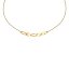 Collar de plata bañada en oro ESLABONES